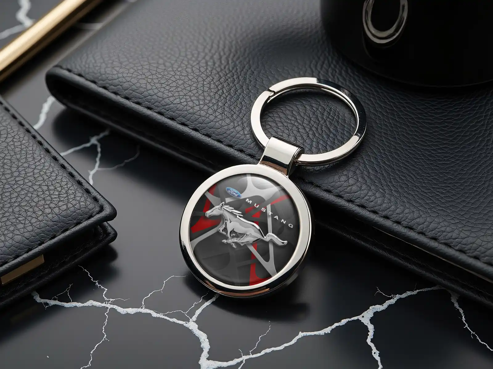 Ford Schlüsselanhänger Halter Stabil Metall Edition